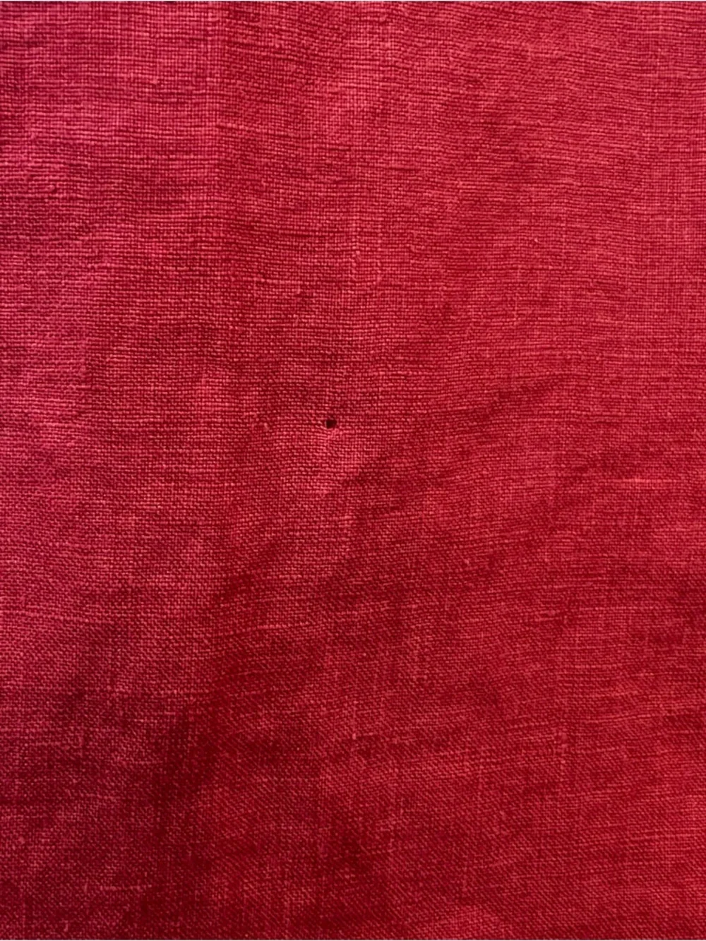 J. Crew Classic Fit Linen Button Front Shirt Red Size Medium NWT Spring Preppy